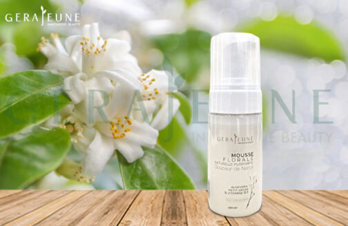 mousse nettoyante florale douceur de neroli